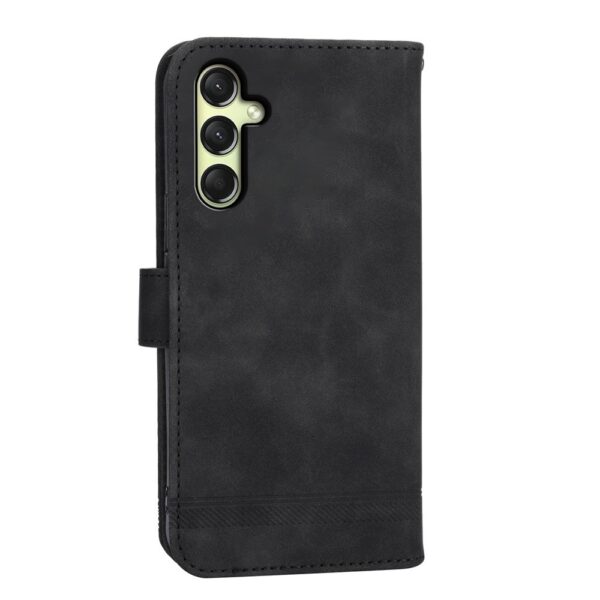 Dierfeng Samsung Galaxy A26 5G / A17 Dream Line TPU Hybrid PU Θήκη Βιβλίο - Black