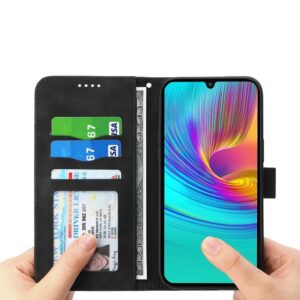 Dierfeng Samsung Galaxy A26 5G / A17 Dream Line TPU Hybrid PU Θήκη Βιβλίο - Black