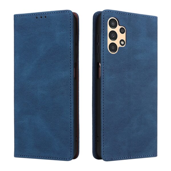 ENKAY Samsung Galaxy A13 4G Simple Suction Closure Θήκη Βιβλίο - Blue