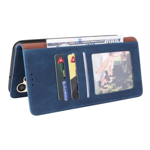 ENKAY Samsung Galaxy A13 4G Simple Suction Closure Θήκη Βιβλίο - Blue