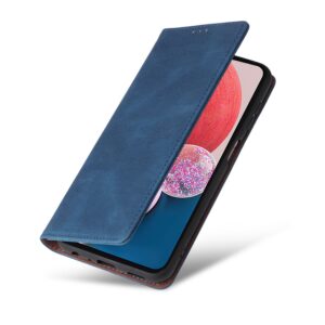 ENKAY Samsung Galaxy A13 4G Simple Suction Closure Θήκη Βιβλίο - Blue