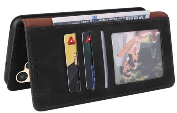 ENKAY Samsung Galaxy A13 4G Simple Suction Closure Θήκη Βιβλίο - Black