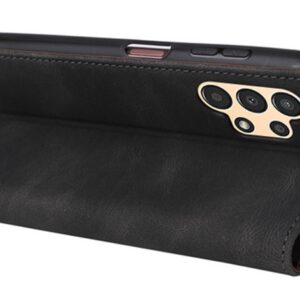 ENKAY Samsung Galaxy A13 4G Simple Suction Closure Θήκη Βιβλίο - Black