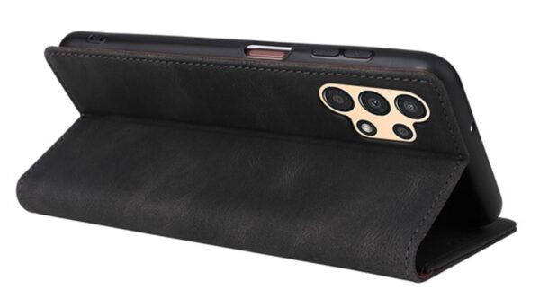 ENKAY Samsung Galaxy A13 4G Simple Suction Closure Θήκη Βιβλίο - Black