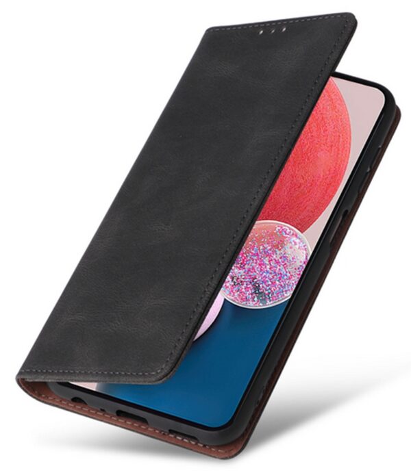ENKAY Samsung Galaxy A13 4G Simple Suction Closure Θήκη Βιβλίο - Black