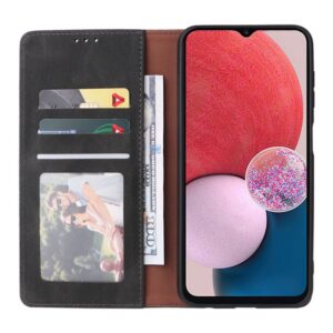 ENKAY Samsung Galaxy A13 4G Simple Suction Closure Θήκη Βιβλίο - Black