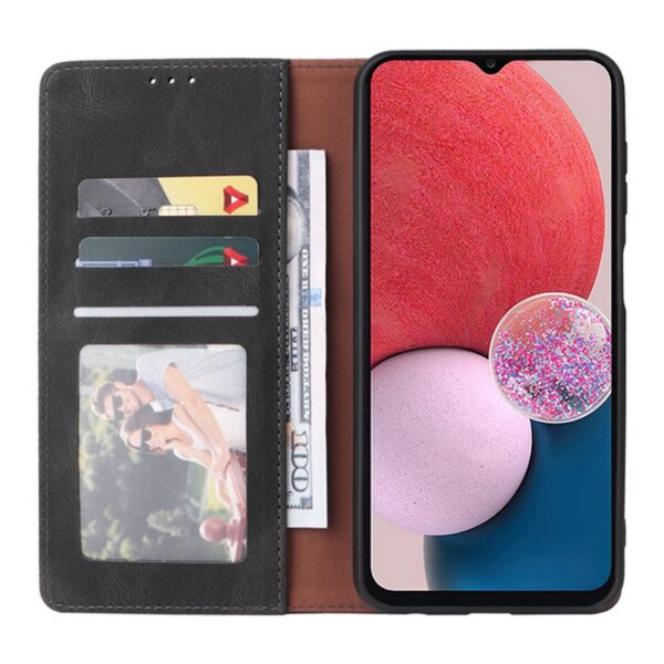 ENKAY Samsung Galaxy A13 4G Simple Suction Closure Θήκη Βιβλίο - Black