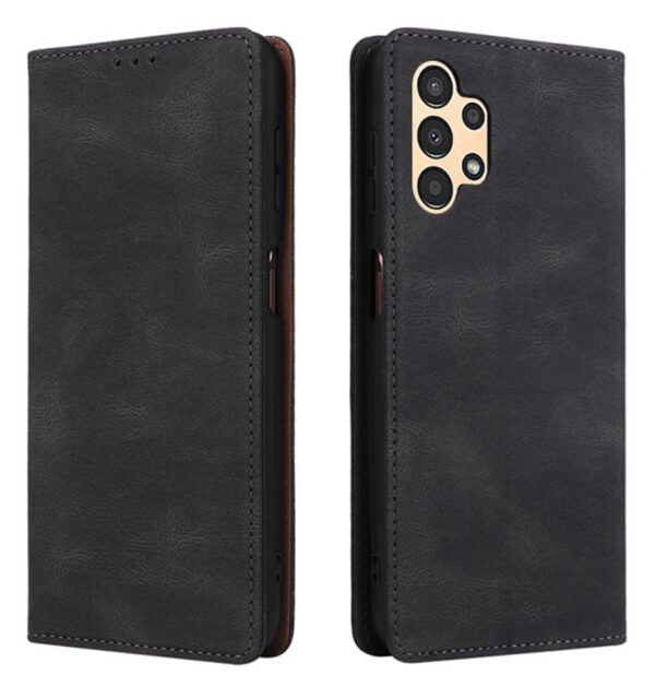 ENKAY Samsung Galaxy A13 4G Simple Suction Closure Θήκη Βιβλίο - Black