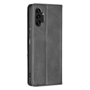 Binfen Color Samsung Galaxy A13 4G Prismatic Invisible Magnetic Θήκη Βιβλίο - Black