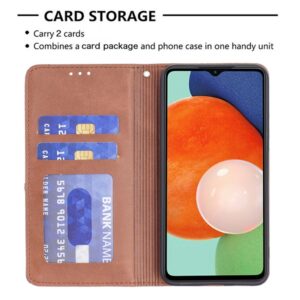 Binfen Color Samsung Galaxy A13 4G Prismatic Invisible Magnetic Θήκη Βιβλίο - Brown