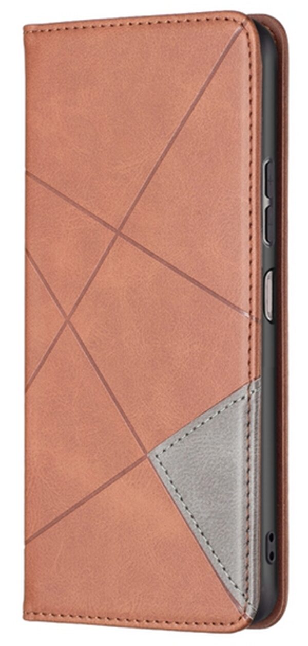 Binfen Color Samsung Galaxy A13 4G Prismatic Invisible Magnetic Θήκη Βιβλίο - Brown