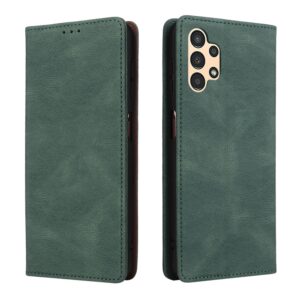 ENKAY Samsung Galaxy A13 4G Simple Suction Closure Θήκη Βιβλίο - Green