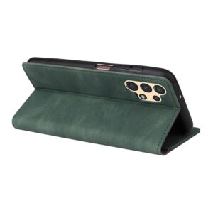 ENKAY Samsung Galaxy A13 4G Simple Suction Closure Θήκη Βιβλίο - Green