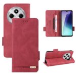 ENKAY Xiaomi Redmi 14C 4G / Poco C75 Magnetic Clasp Θήκη Βιβλίο - Red