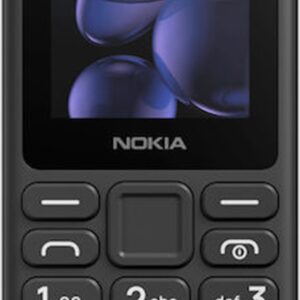 Nokia 105 (2024) Dual SIM Κινητό Με Κουμπιά Με Ελληνικό Μενού Ελληνικής Αντιπροσωπείας Μαύρο