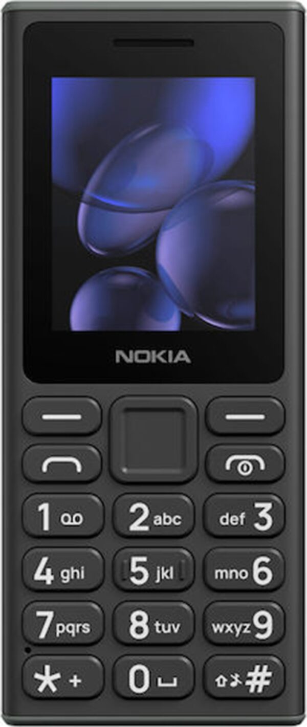 Nokia 105 (2024) Dual SIM Κινητό Με Κουμπιά Με Ελληνικό Μενού Ελληνικής Αντιπροσωπείας Μαύρο