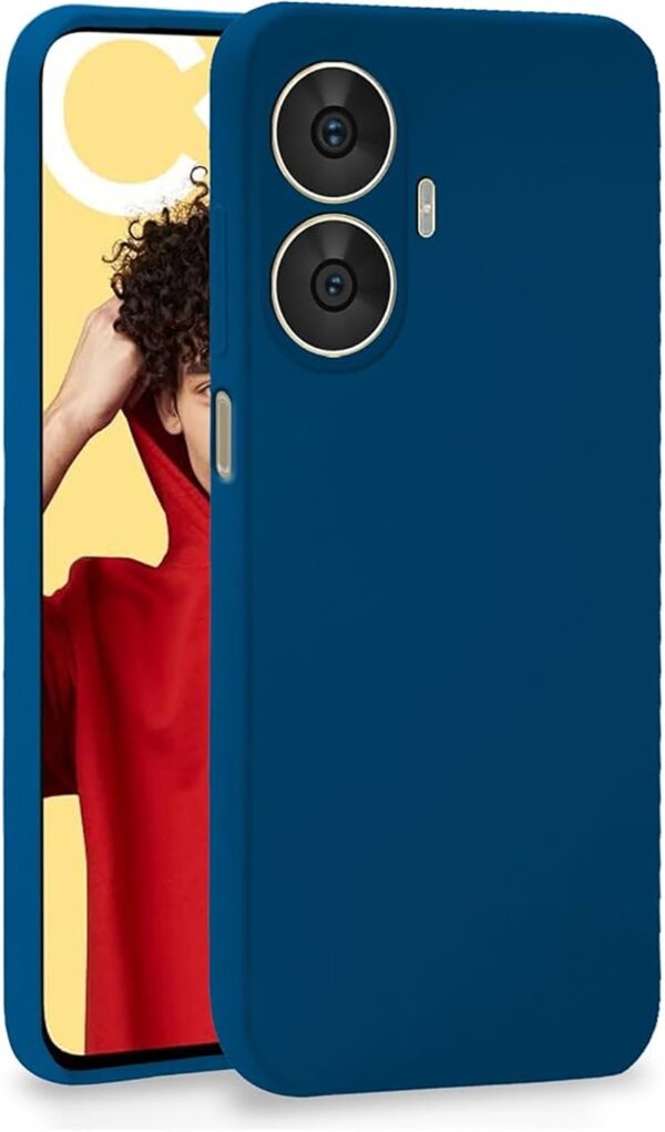 Forcell Realme C55 Soft Silicone Θήκη Σιλικόνης - Blue