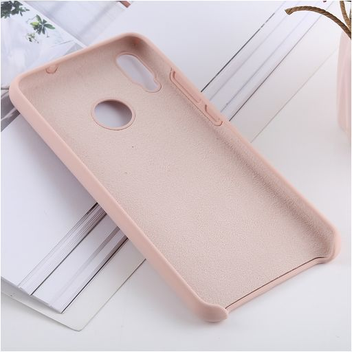 Forcell Honor 8X Solid Colour Liquid Θήκη Σιλικόνης - Pink