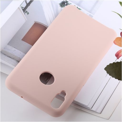 Forcell Honor 8X Solid Colour Liquid Θήκη Σιλικόνης - Pink