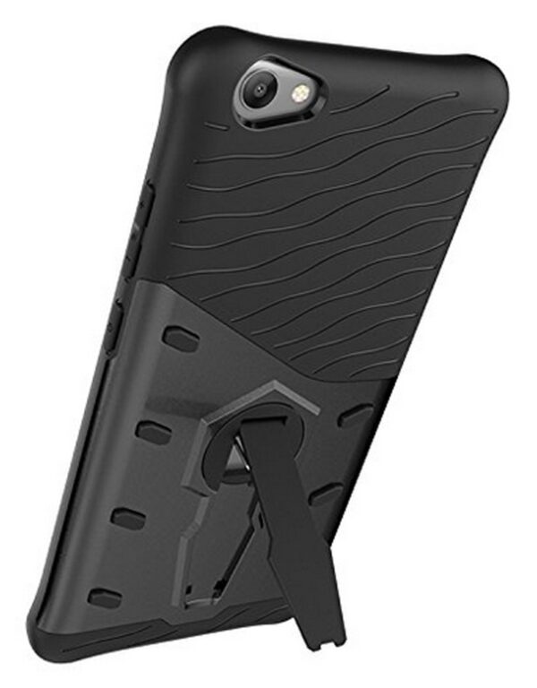 Forcell Honor 10 Colorcase Sniper with Kick Stand Θήκη Σκληρή - Black Grey