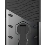 Forcell Honor 10 Colorcase Sniper with Kick Stand Θήκη Σκληρή - Black Grey