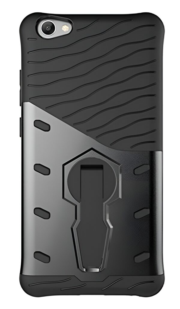 Forcell Honor 10 Colorcase Sniper with Kick Stand Θήκη Σκληρή - Black Grey