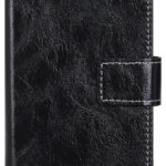 Tel1 Honor 9X Lite Retro Crazy Horse Θήκη Βιβλίο - Black