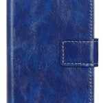 Tel1 Honor 9X Lite Retro Crazy Horse Θήκη Βιβλίο - Blue