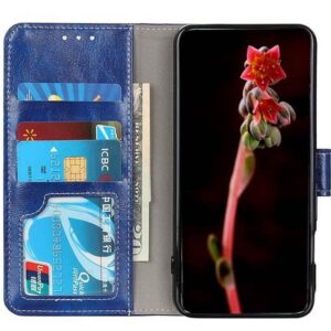 Tel1 Honor 9X Lite Retro Crazy Horse Θήκη Βιβλίο - Blue