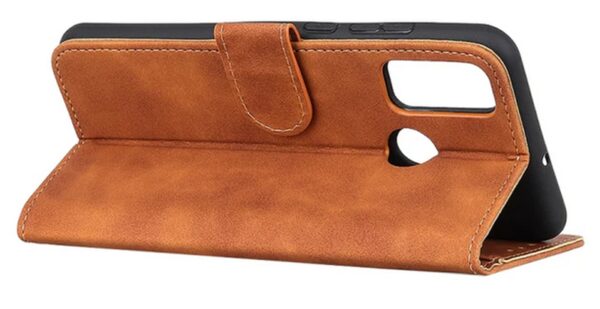 KHAZNEH Honor 9X Lite Texture Horizontal Flip Θήκη Βιβλίο - Brown