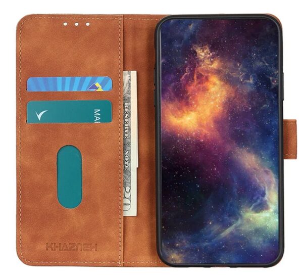 KHAZNEH Honor 9X Lite Texture Horizontal Flip Θήκη Βιβλίο - Brown