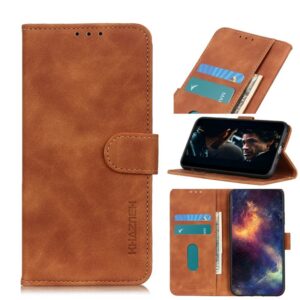 KHAZNEH Honor 9X Lite Texture Horizontal Flip Θήκη Βιβλίο - Brown