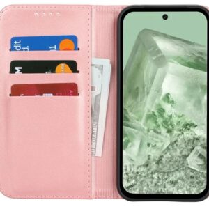 Tel1 Xiaomi Redmi 8A Smart Magnetic Θήκη Βιβλίο - Pink