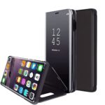 Tel1 Xiaomi Redmi 8A Clear View Θήκη Βιβλίο - Black