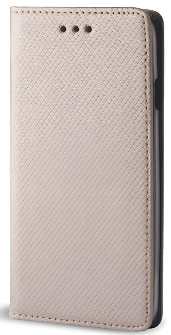 Tel1 Huawei Y6 2019 Smart Magnet Θήκη Βιβλίο - Gold