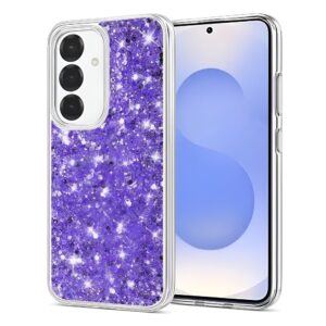 Techsuit Samsung Galaxy A35 5G Sparkly Glitter Θήκη Σκληρή - Purple