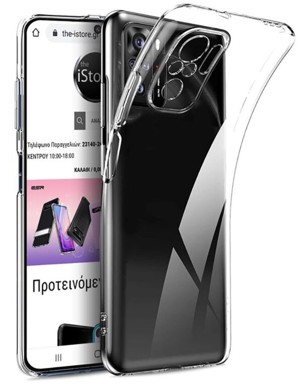 Forcell Xiaomi Redmi Note 10 4G / Note 10S / Poco M5s Full Cover Θήκη Σιλικόνης - Διάφανη