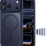 Tech - Protect iPhone 17 Pro Magpeak MagSafe CC Θήκη Σιλικόνης - Deep Blue