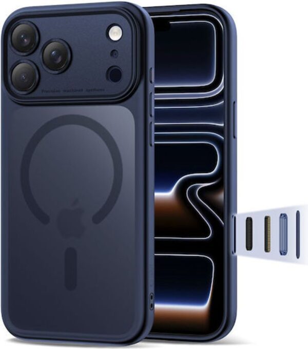 Tech - Protect iPhone 17 Pro Magpeak MagSafe CC Θήκη Σιλικόνης - Deep Blue