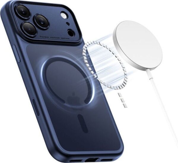 Tech - Protect iPhone 17 Pro Magpeak MagSafe CC Θήκη Σιλικόνης - Deep Blue