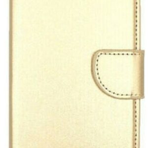 Tel1 Samsung Galaxy A20e Magnetic Closure Soft Interior Θήκη Βιβλίο - Gold