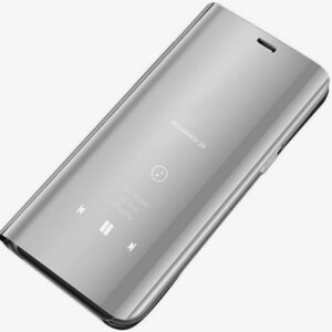 Tel1 Xiaomi Mi 10T Lite Clear View Θήκη Βιβλίο - Silver