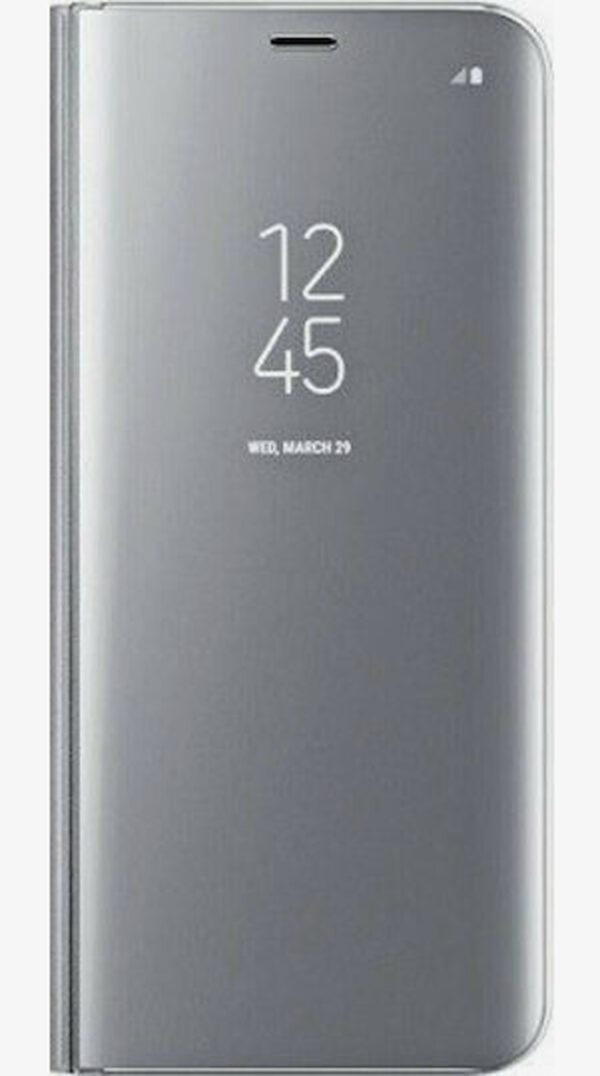 Tel1 Xiaomi Mi 10T Lite Clear View Θήκη Βιβλίο - Silver