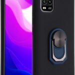 Forcell Xiaomi Mi 10 Lite Shield Ring Θήκη Σιλικόνης - Black Blue