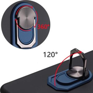 Forcell Xiaomi Mi 10 Lite Shield Ring Θήκη Σιλικόνης - Black Blue