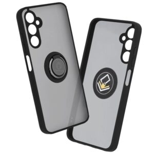 Techsuit Glinth Samsung Galaxy A05s Θήκη Με Πλαίσιο Σιλικόνης Φιμέ - Βlack