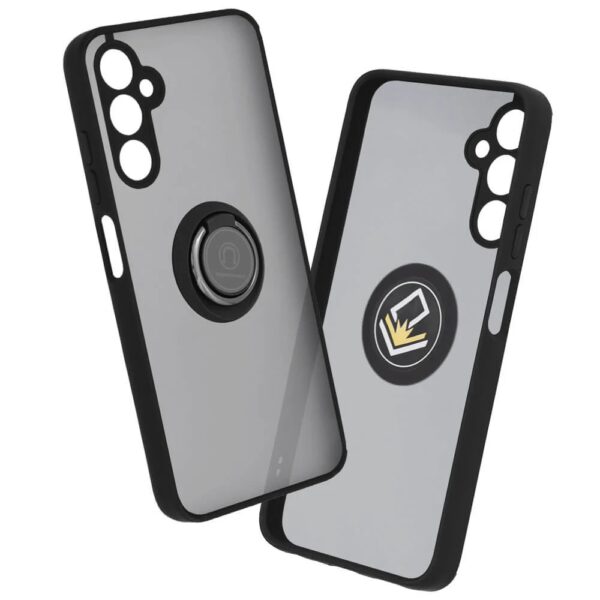 Techsuit Glinth Samsung Galaxy A05s Θήκη Με Πλαίσιο Σιλικόνης Φιμέ - Βlack