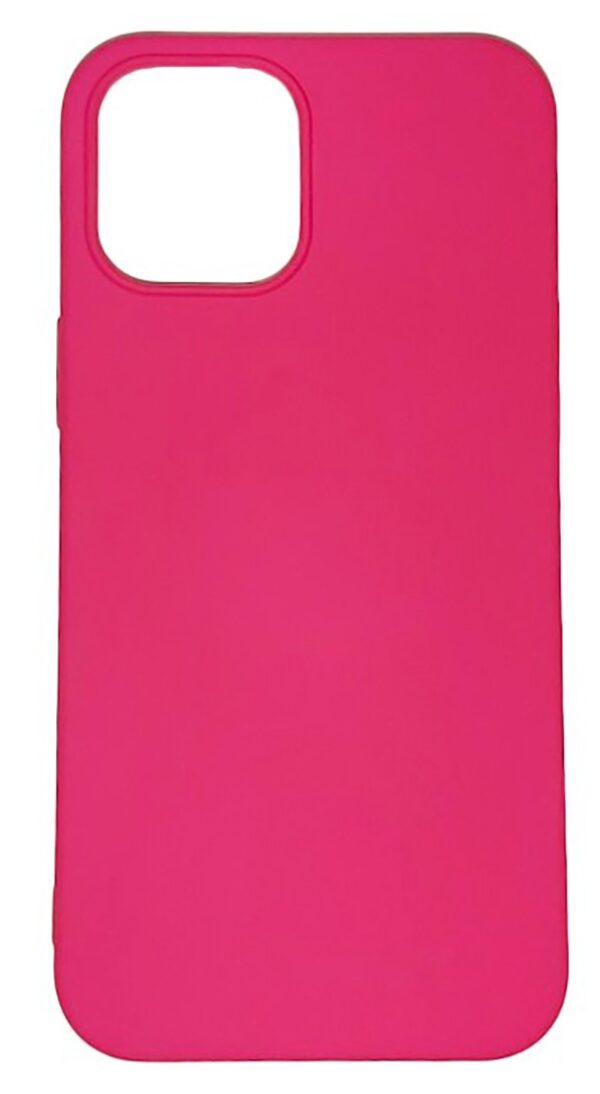 Forcell iPhone 12 Pro Max Soft Touch Θήκη Σιλικόνης - Fuchsia