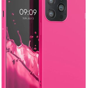 Vennus iPhone 12 Pro Real Smooth Silicone Θήκη Σιλικόνης - Fuchsia