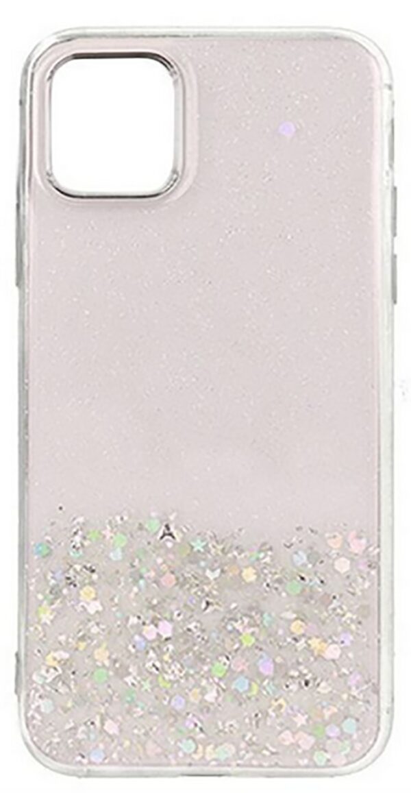 Forcell iPhone 11 Pro Brilliant Clear Θήκη Σιλικόνης - Light Pink